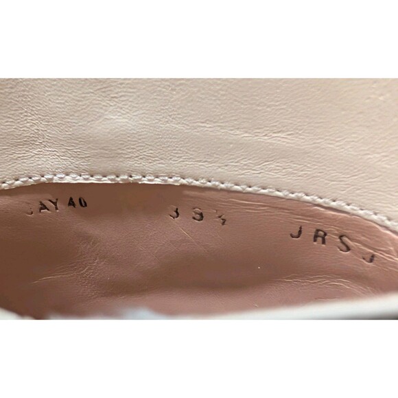 Bally Jay Buckle Womens Leather Ankle Boots Cream Size 39.5 US 9 New w/ Box Dust - Picture 11 of 16